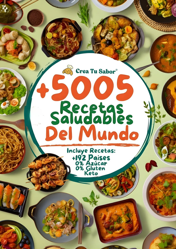 Portada de 5005 Recetas Saludables del Mundo